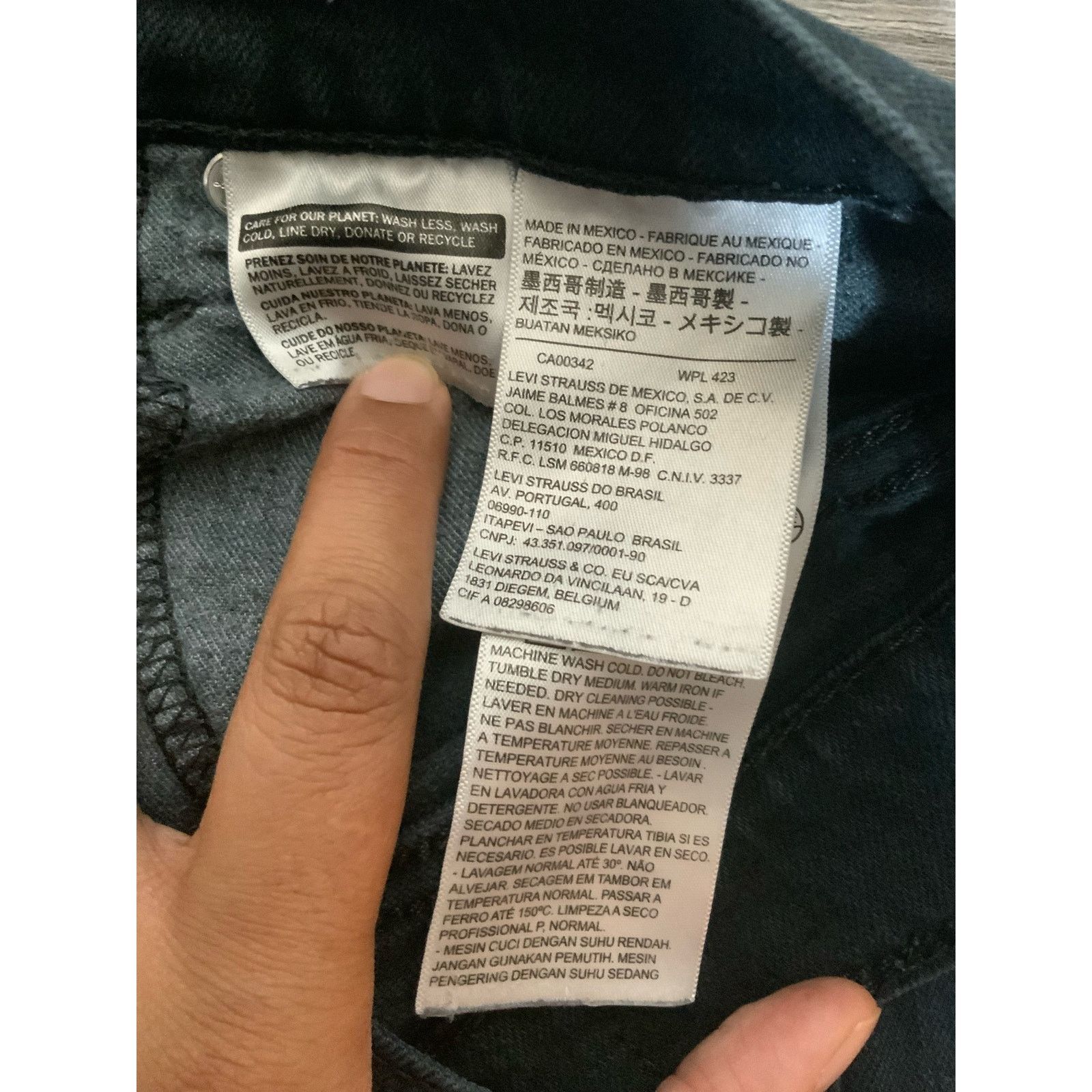 Levi's Levi’s levi 511 Slim Fit Dark Hollow Stretch Jeans Men Size US 40 / EU 56 - 4 Thumbnail