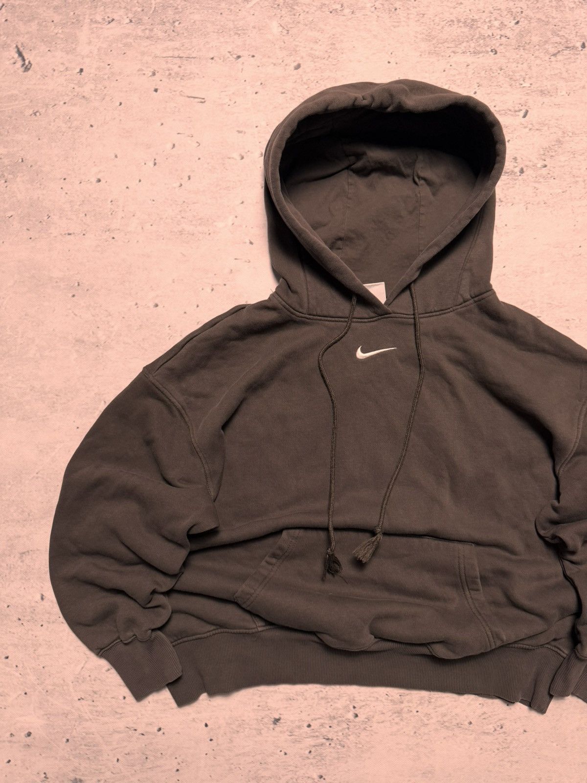 Nike × Vintage NIKE VINTAGE CENTER LOGO OVERSIZE BOXY HOODIE Size US M / EU 48-50 / 2 - 2 Thumbnail