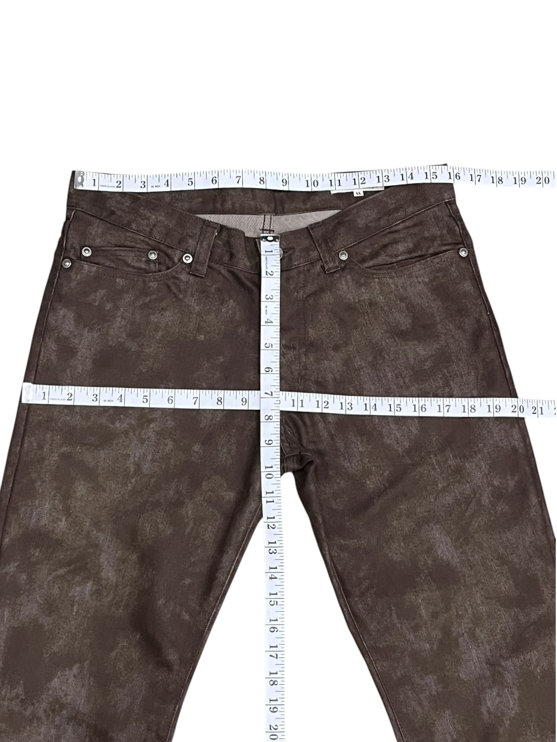 semanticdesign 90’s Semantic Design Abstract Spot Rust Grunge Runway Flares Size US 31 - 14 Thumbnail