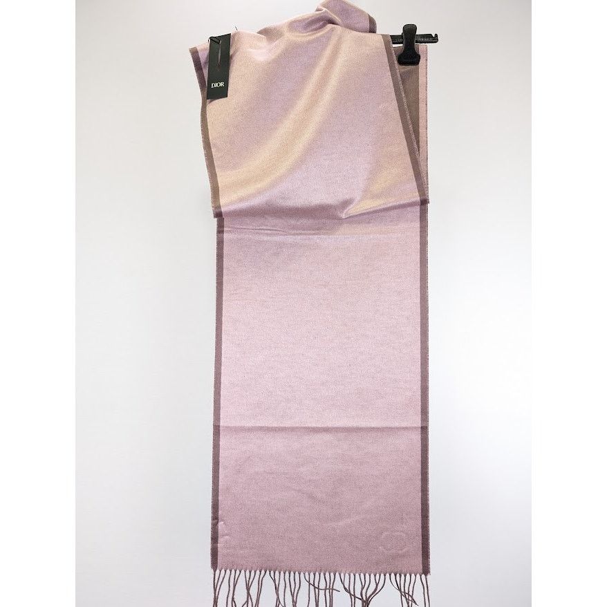 Dior o1rshd1 Size: OS/ Echarpe 36x195cm Franges Scarf Rose Violet Size ONE SIZE - 16 Thumbnail