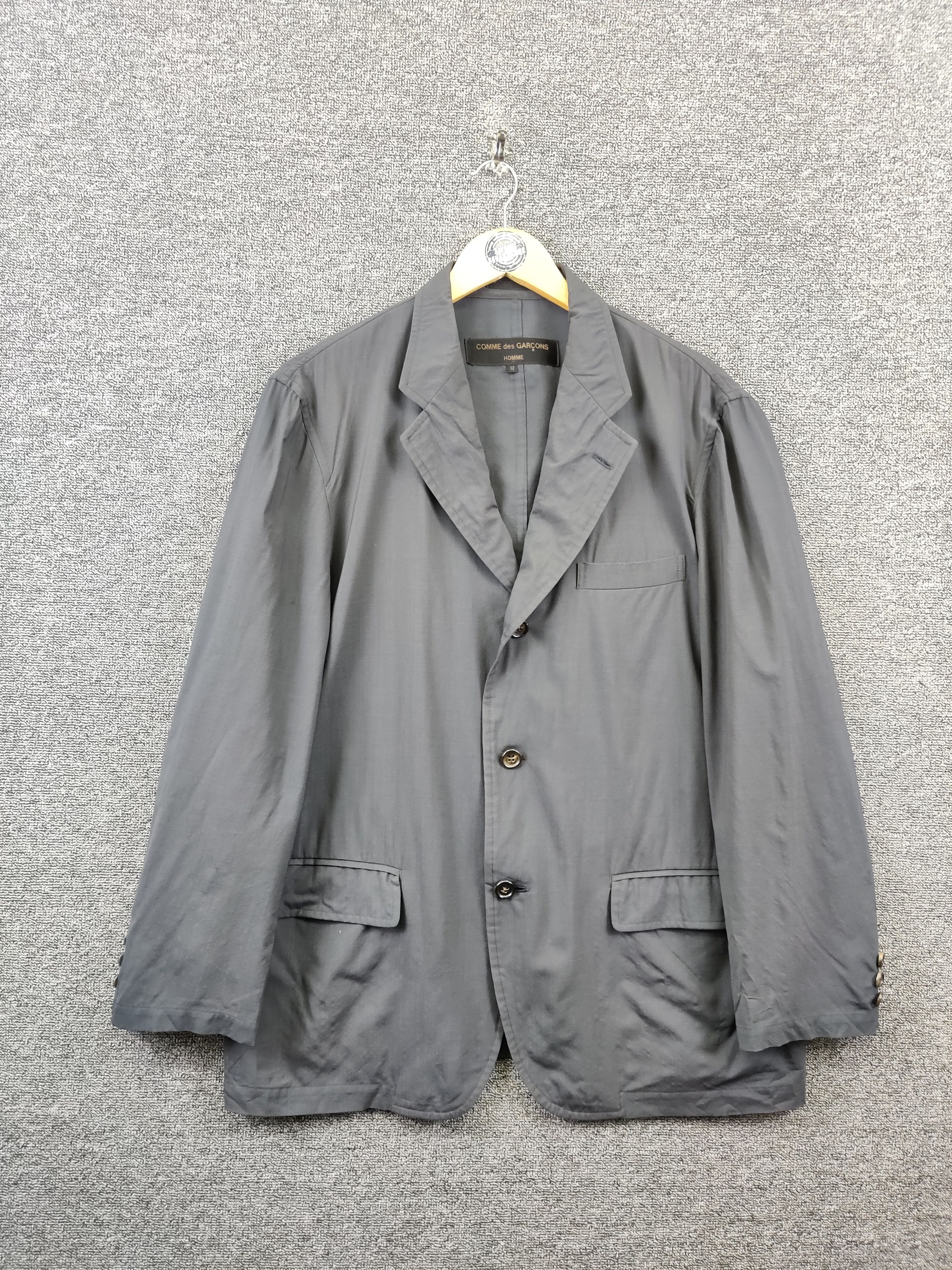 Comme des Garcons AD 2000 Comme Des Garcons Homme Single Breasted Blazer Size US M / EU 48-50 / 2 - 1 Thumbnail