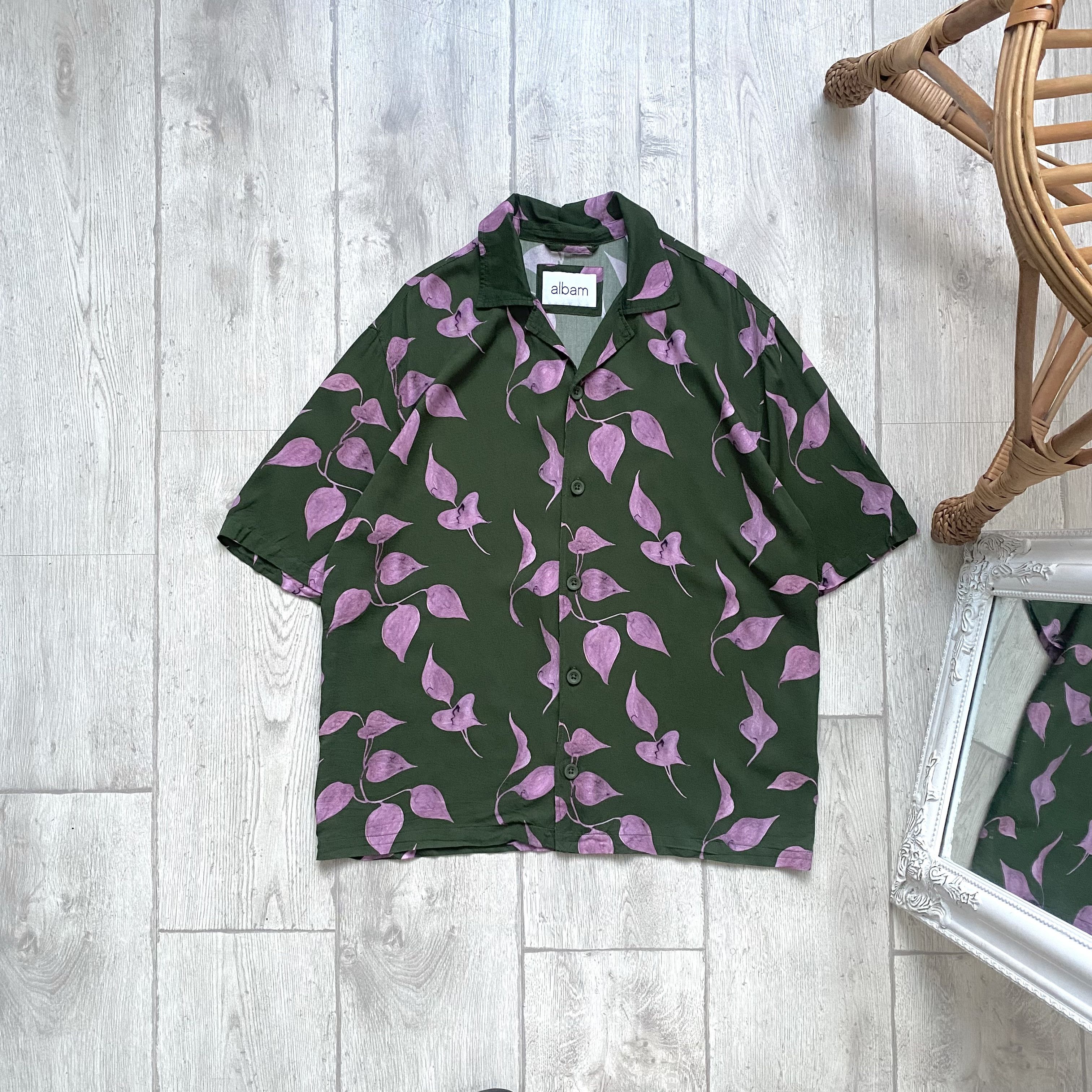 Albam Luxury Albam Hawaiian Shirt Viscose Aloha wear Size US S / EU 44-46 / 1 - 1 Thumbnail
