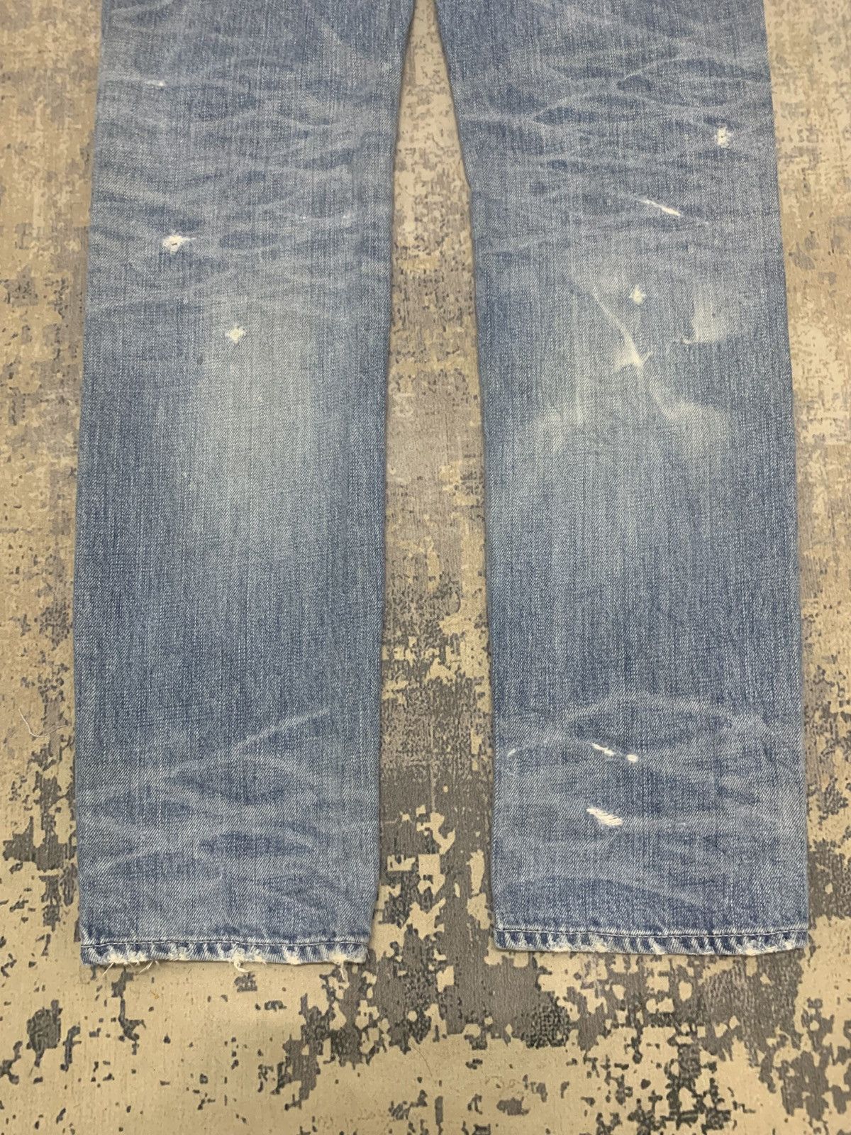 Japanese Brand AOIRO Japanese Distressed Denim Size US 32 / EU 48 - 10 Thumbnail