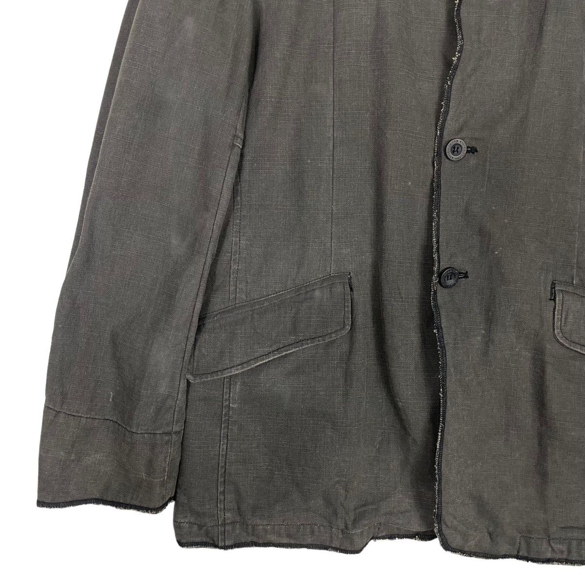 In The Attic × Japanese Brand × Tornado Mart 💥IN THE ATTIC BUTTON CHORE DYED GREY JACKET Size US L / EU 52-54 / 3 - 4 Thumbnail