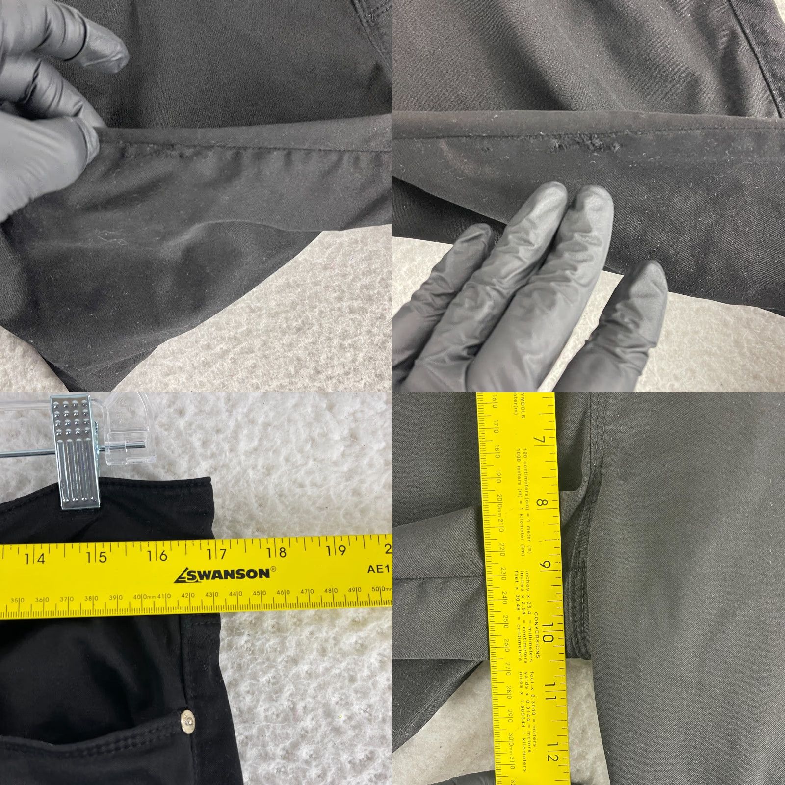 Massimo Dutti Massimo Dutti Black Straight Leg Pants Womens Size 10 Mid-Rise Casual) Size 32" / US 10 / IT 46 - 8 Thumbnail