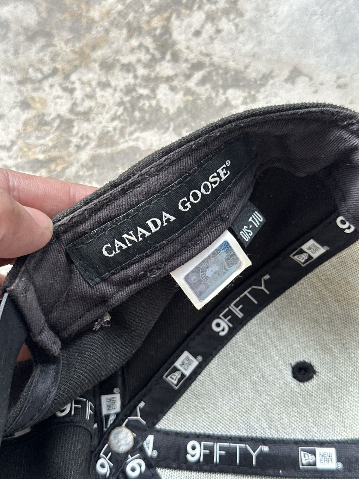 Canada Goose × New Era Canada Goose New Era Arctic Logo Classic Black Snapback Cap Size ONE SIZE - 11 Thumbnail