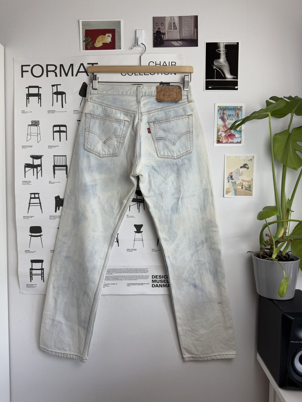 Levi's × Levi's Vintage Clothing Levi’s 501 babyblue white denim pants 28x32 skate streetwear Size US 28 / EU 44 - 1 Thumbnail