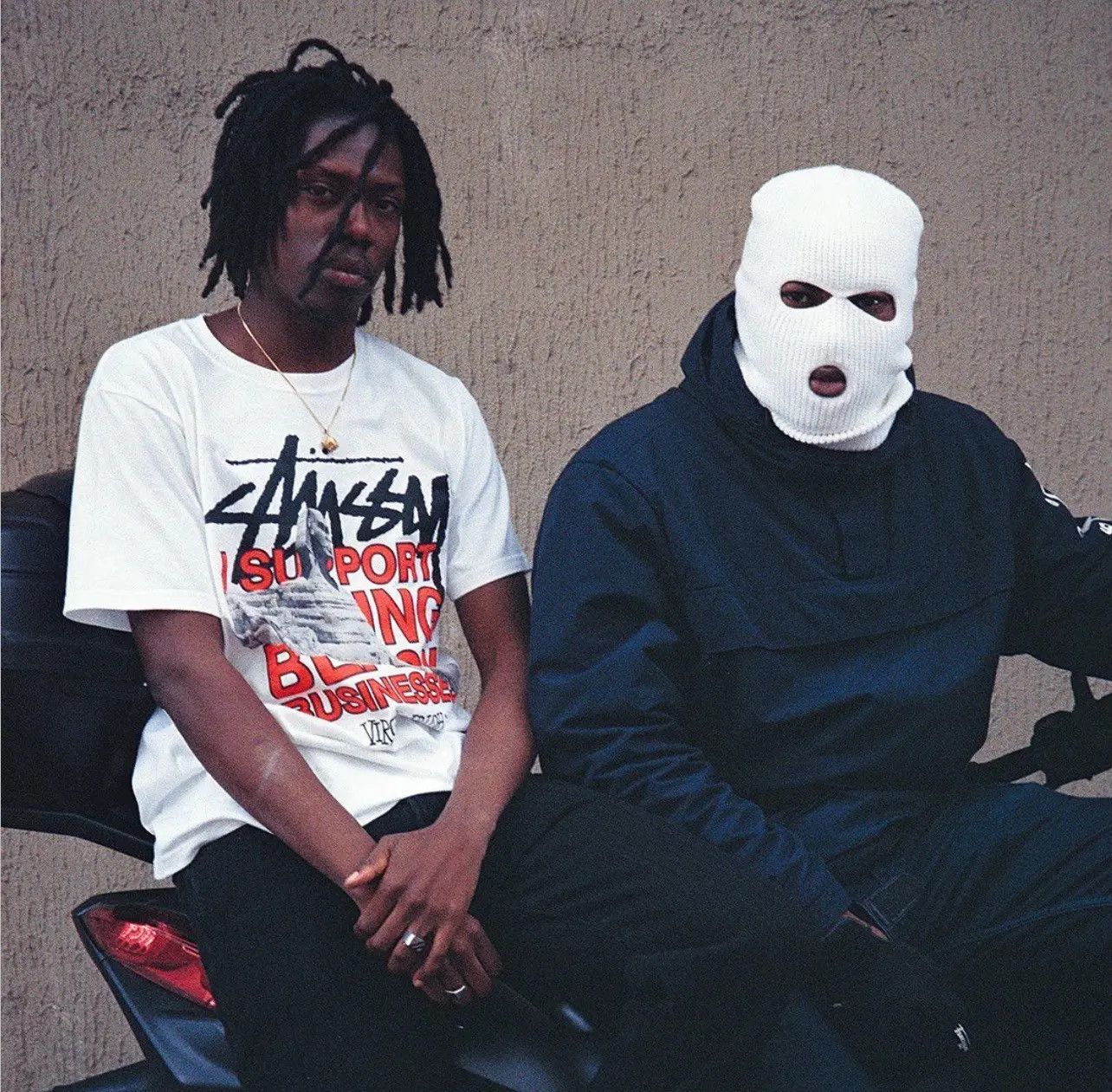 Off-White Stussy Virgil Abloh I Support Young Black Businesses Tee Size US L / EU 52-54 / 3 - 7 Thumbnail