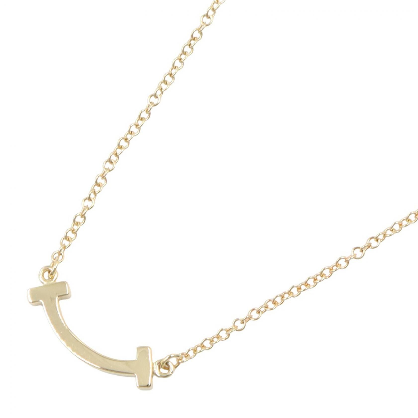 Tiffany & Co. Tiffany & Co. Tiffany & Co. T Smile Mini Au750 Necklace Precious Metal Necklace DUTY FREE for USA Size ONE SIZE - 1 Thumbnail