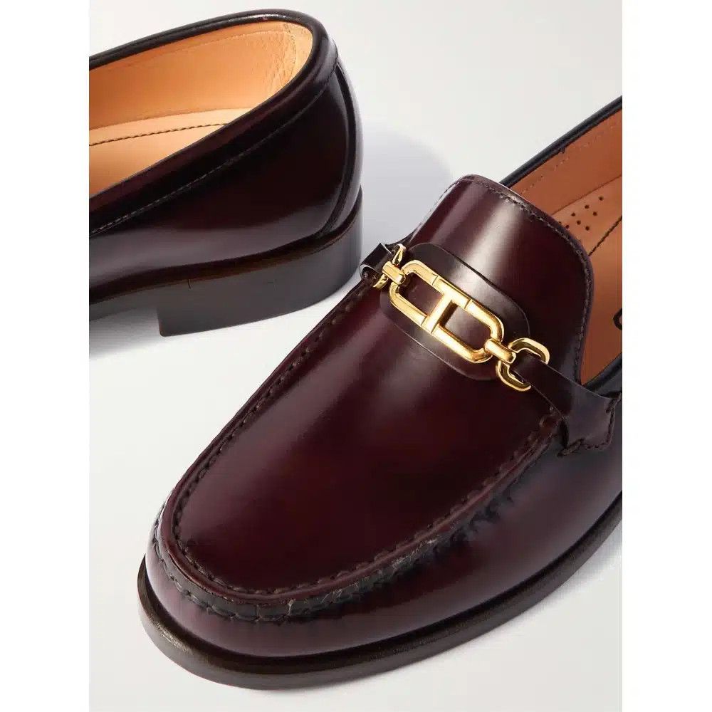 Tom Ford o1loc1c0326 W3582 Brushed Leather Loafers in Brown Size US 8 / IT 38 - 2 Thumbnail