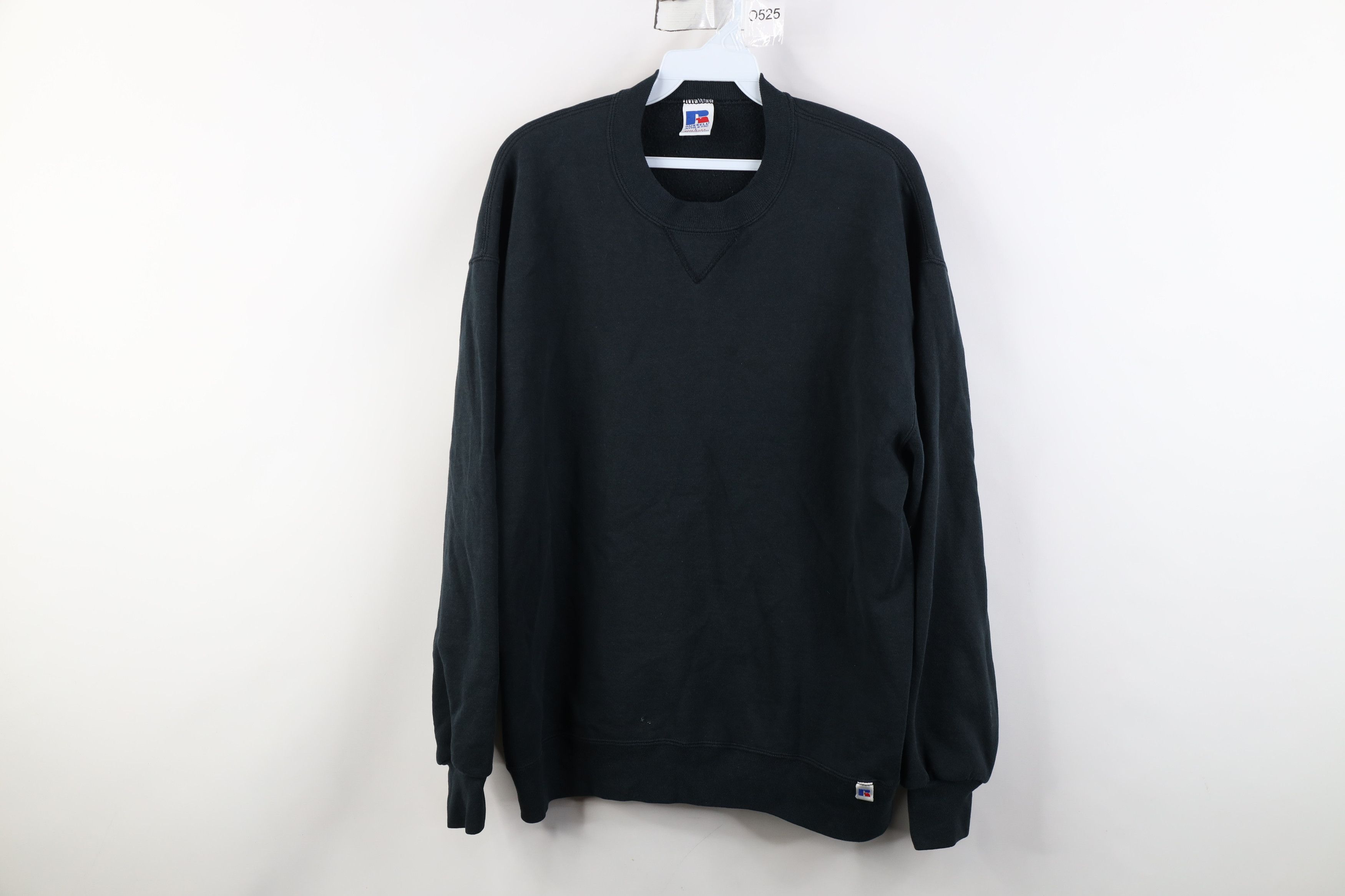 Russell Athletic Vintage 90s Russell Athletic Crewneck Sweatshirt Black USA Size US L / EU 52-54 / 3 - 1 Thumbnail