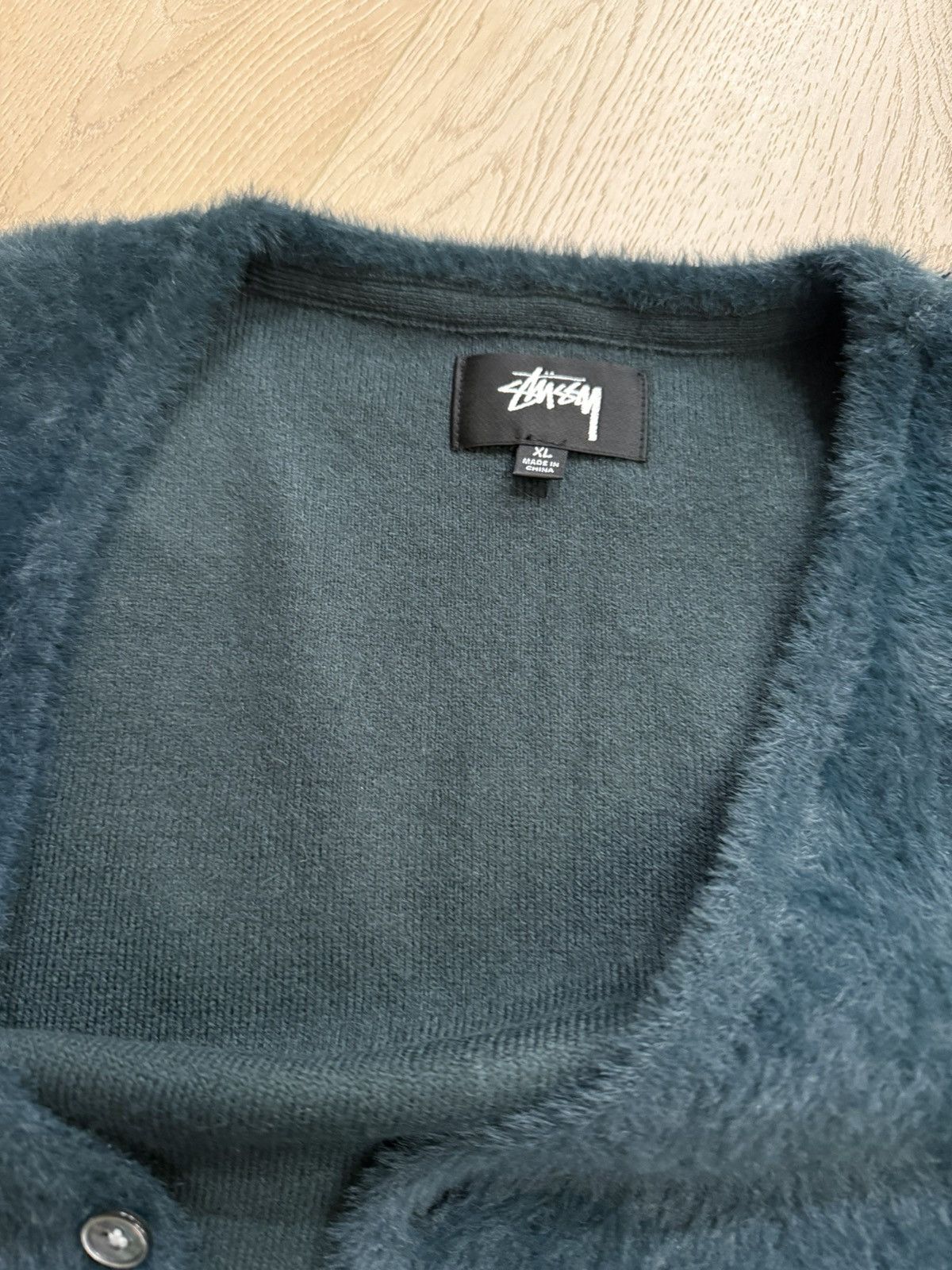 Stussy Fuzzy cardigan Size US XL / EU 56 / 4 - 2 Thumbnail