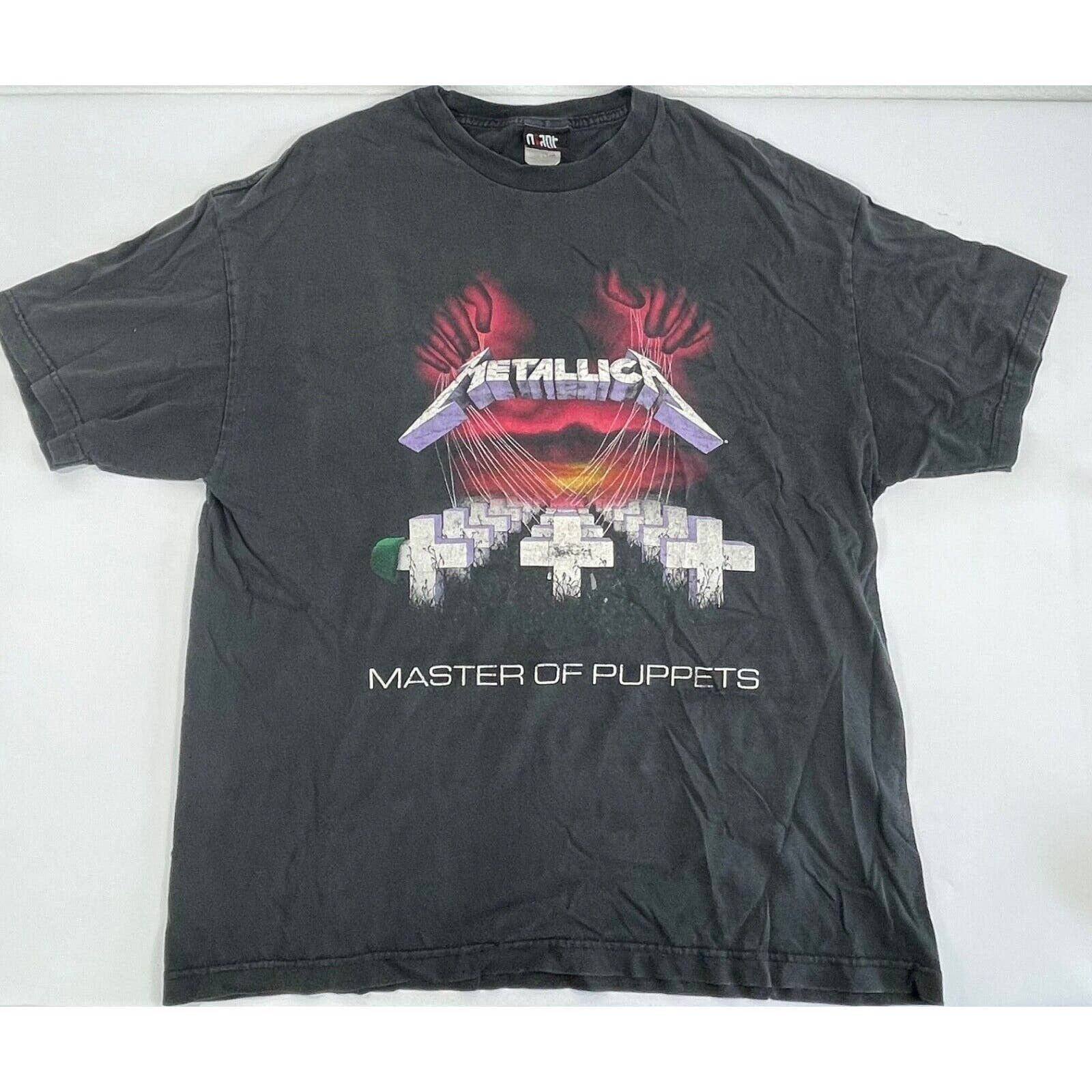 image of Band Tees x Giant VTG 1994 Metallica Master Of Puppets XL T-Shirt Giant 90's in Black, Men's