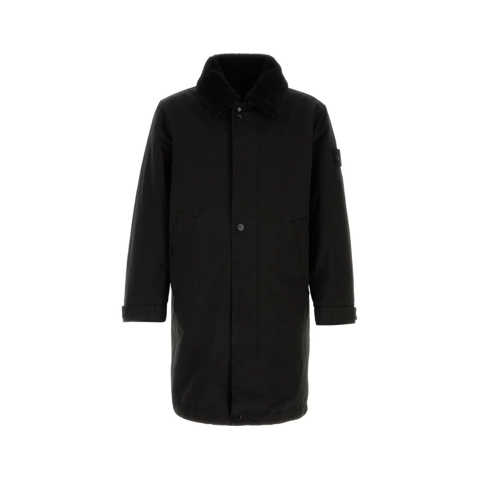 Stone Island STONE ISLAND Black Polyester Blend Jacket New & Authentic (M Size US S / EU 44-46 / 1 - 1 Thumbnail