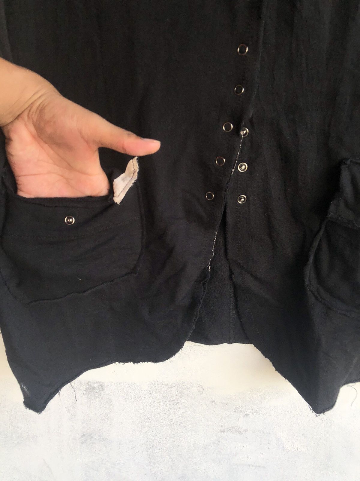 If Six Was Nine Japanese Studded Sun Faded LongSleeve Rock Punk Style Size US L / EU 52-54 / 3 - 6 Thumbnail