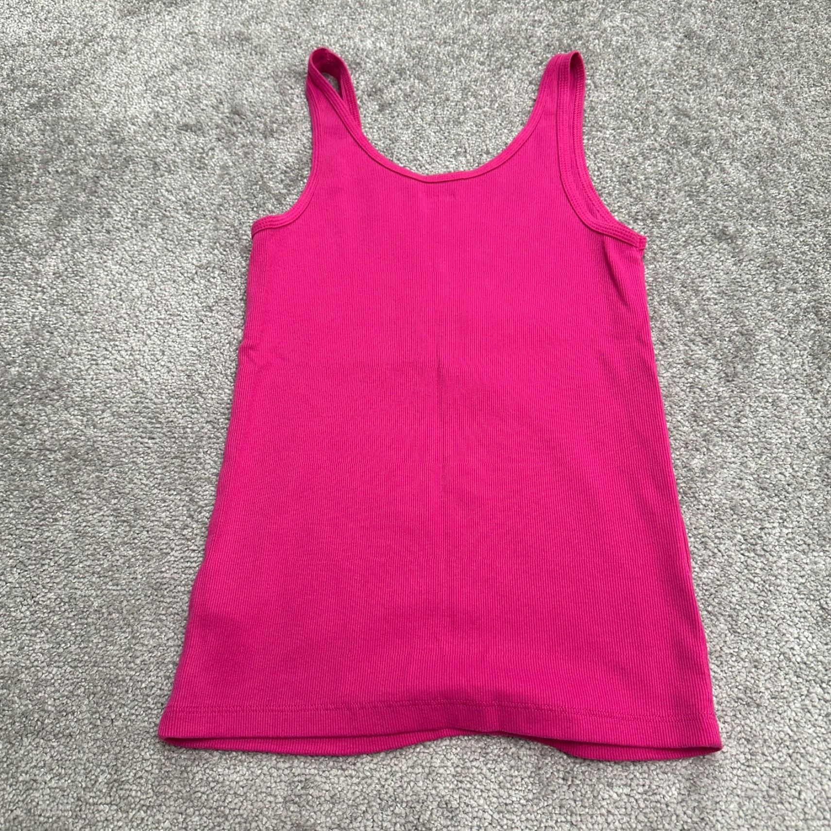 Old Navy Old Navy Tank Top Womens M Pink Solid Scoop Neck Stretch Shirt Sleeveless Size M / US 6-8 / IT 42-44 - 2 Thumbnail