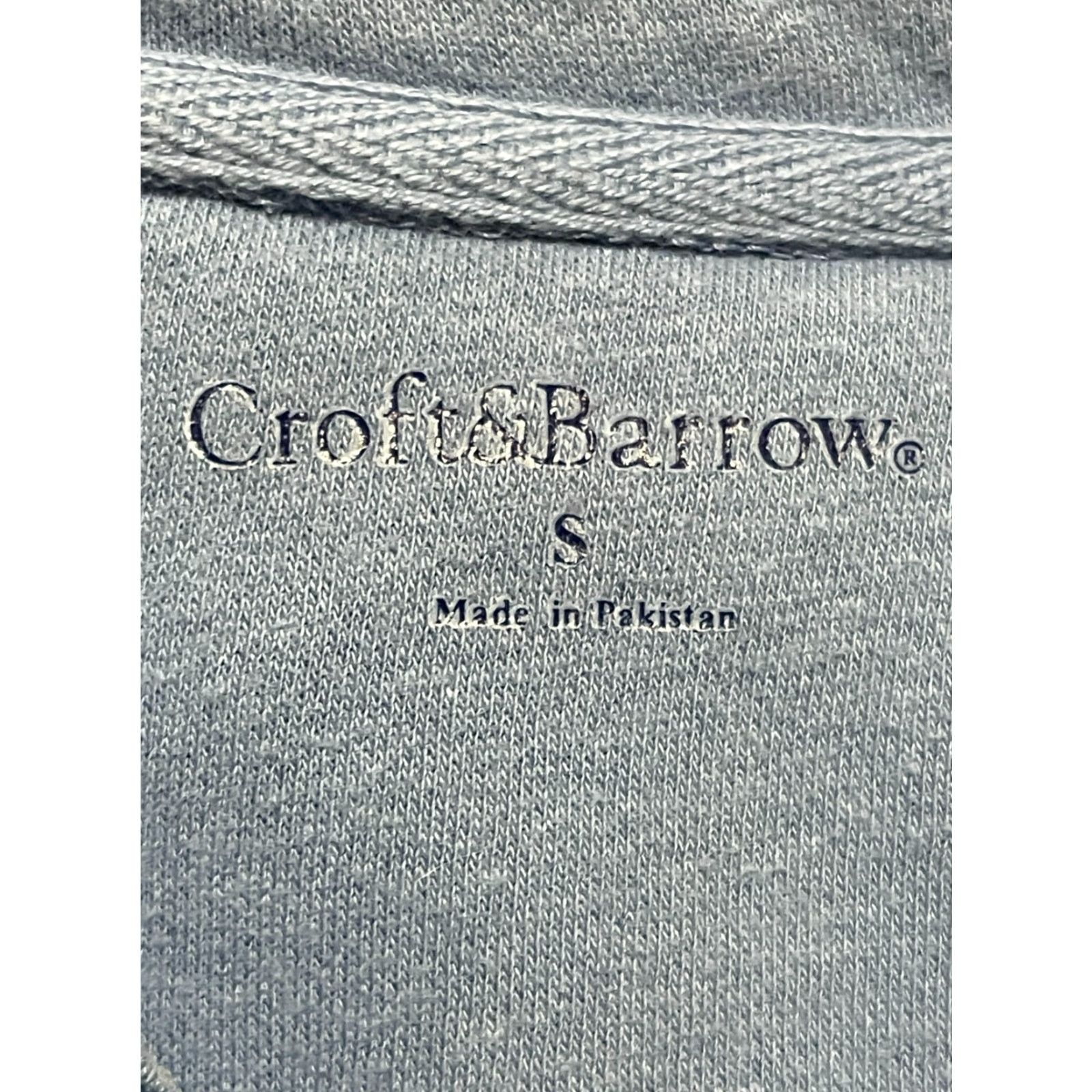 Croft & Barrow Croft & Barrow Sweatshirt Womens Small Blue Long Sleeve 1/4 Zip Pullover Casual Modern Mock Neck Shirt Size S / US 4 / IT 40 - 4 Thumbnail