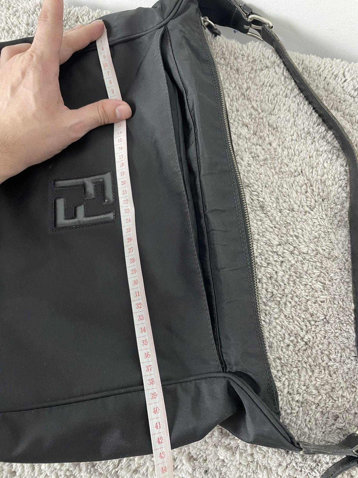 Fendi Fendi Black Nylon Shoulder Bag Size ONE SIZE - 16 Thumbnail