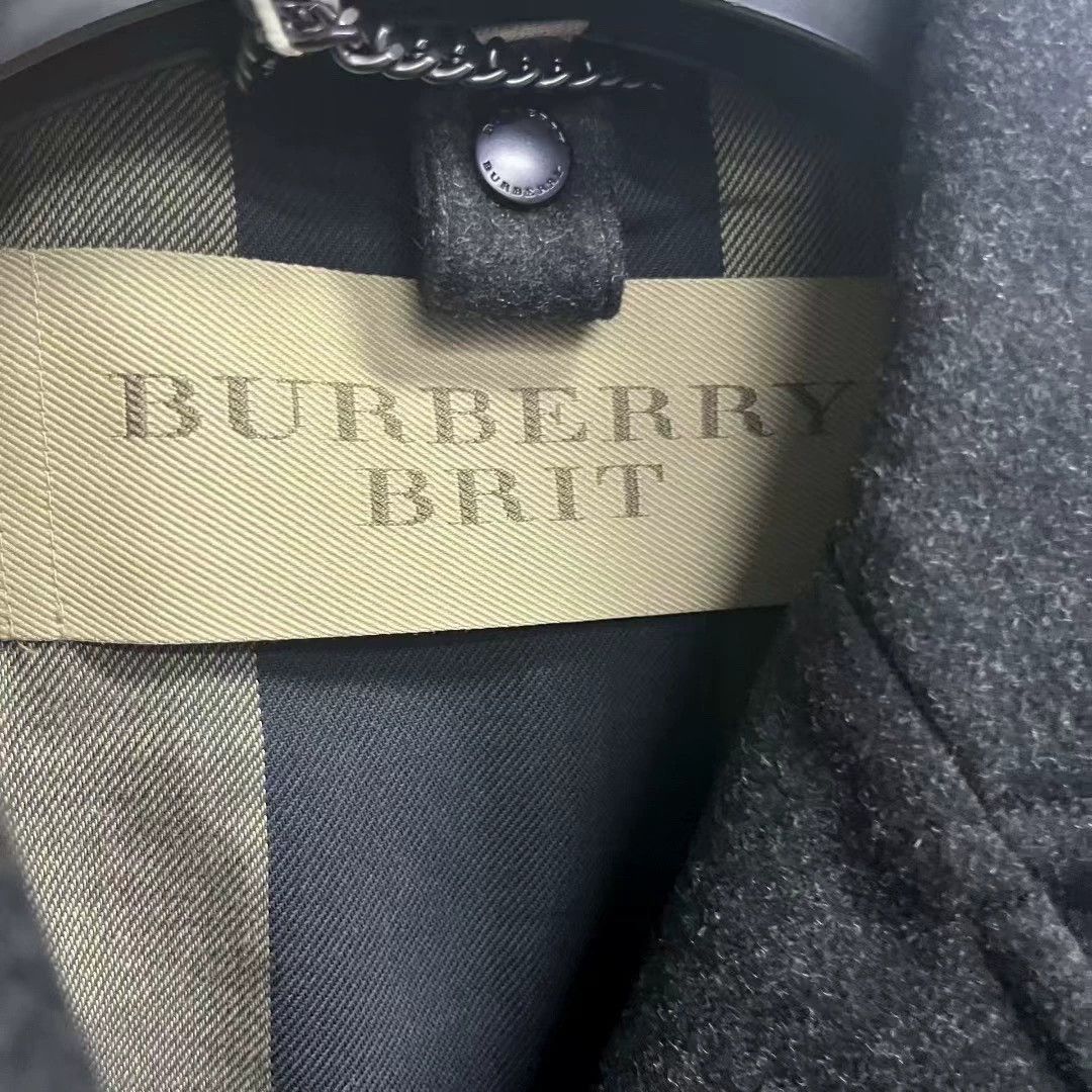 Burberry burberry gray wool button-up coat Size US S / EU 44-46 / 1 - 3 Thumbnail