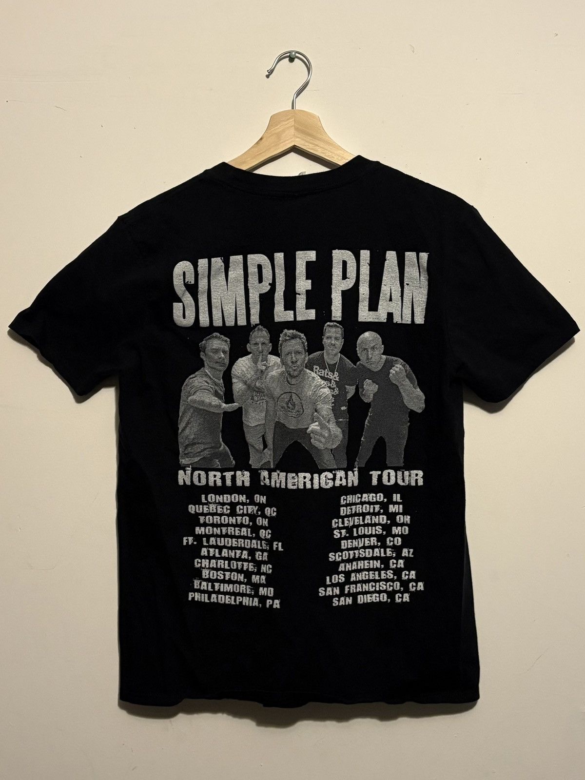 Band Tees Vintage Y2K Simple Plan North American Tour SS Band T-Shirt Size US L / EU 52-54 / 3 - 3 Thumbnail