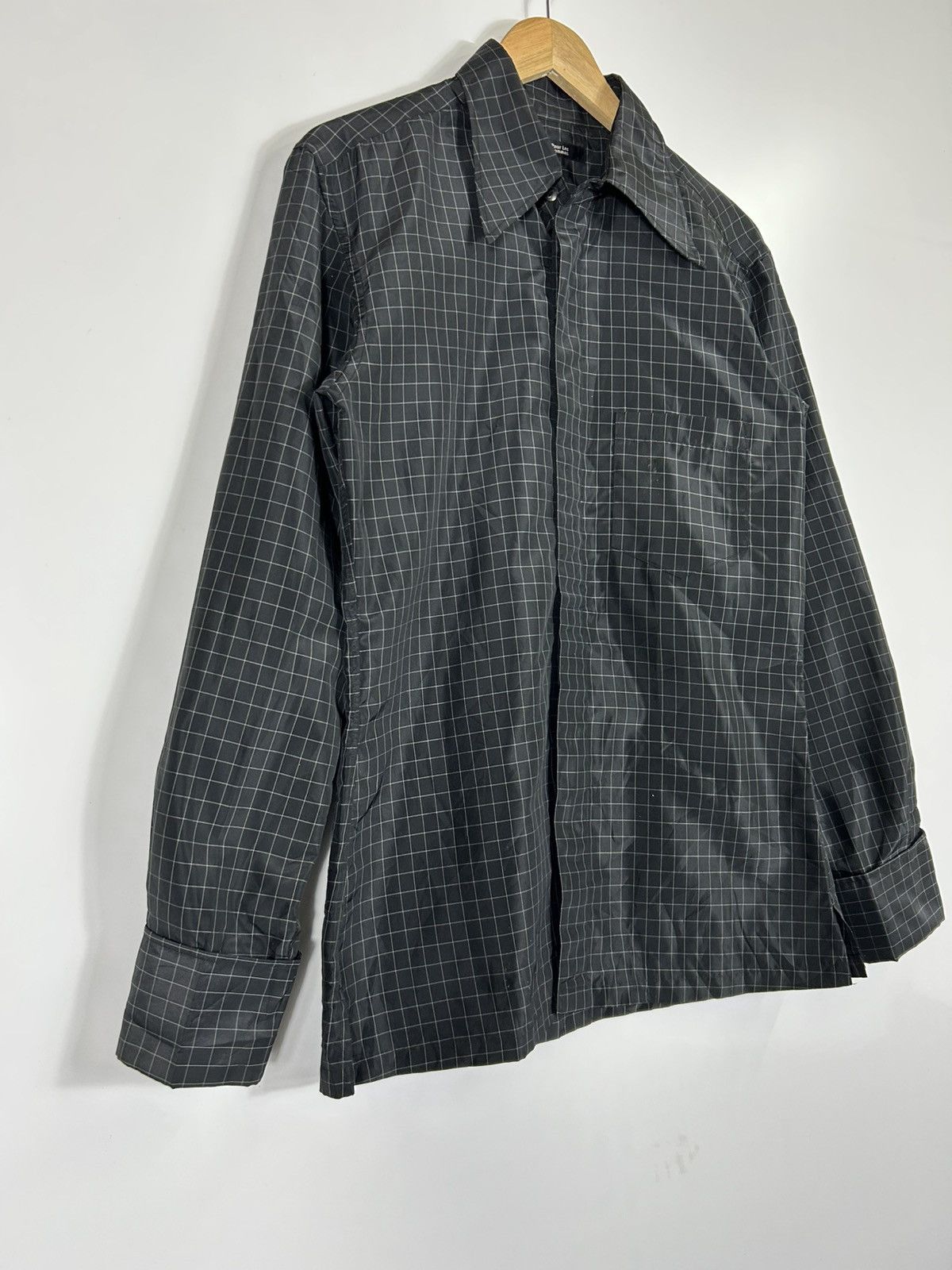 5351 POUR LES HOMMES ⚡️Vintage 5351 Pour Les Hommes Nylon Button Shirt Jacket Size US M / EU 48-50 / 2 - 2 Thumbnail