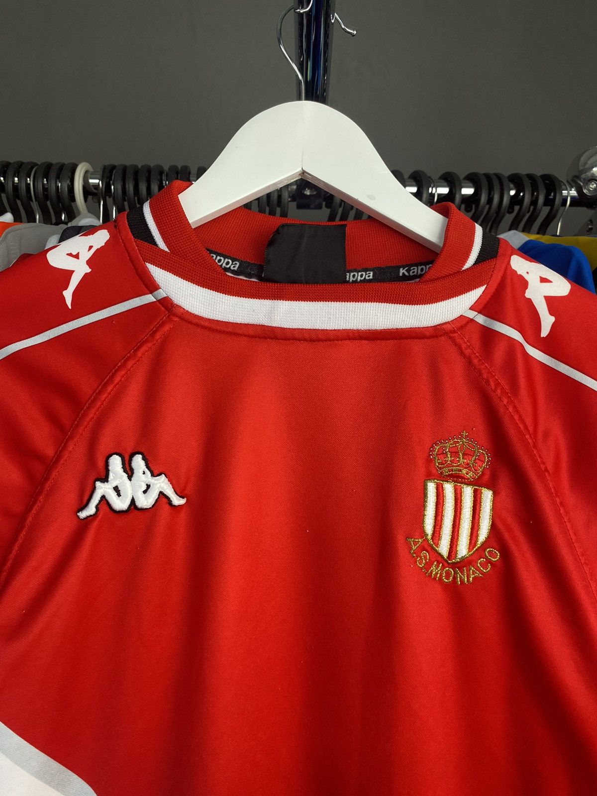 Kappa 1999/00 KAPPA AS MONACO HOME SOCCER FOOTBALL JERSEY SHIRT Size US M / EU 48-50 / 2 - 5 Thumbnail