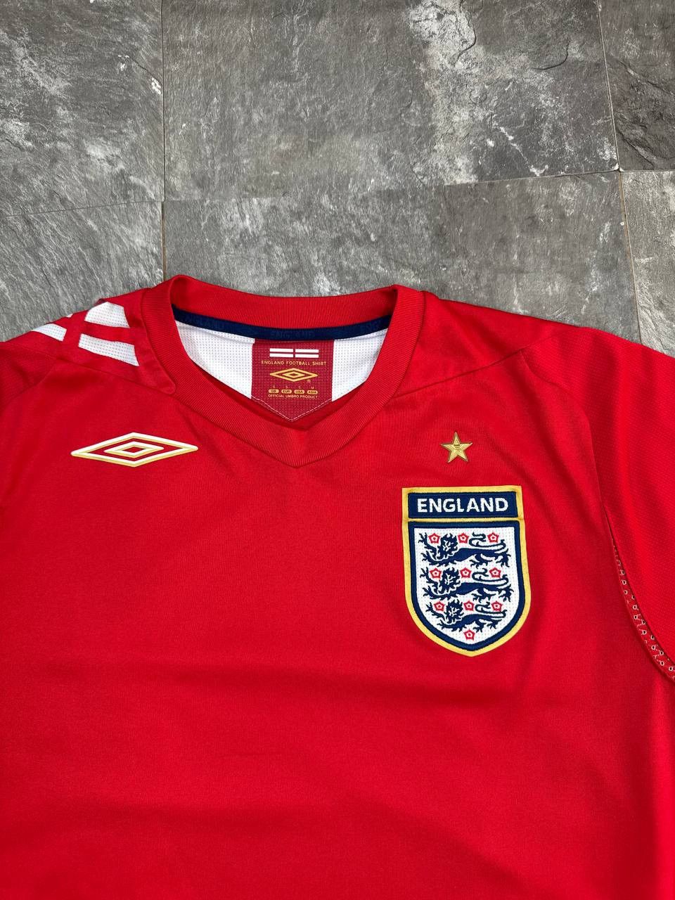 Umbro Umbro England Away Football T-Shirt 2006 2008 Red Size S Size US S / EU 44-46 / 1 - 2 Thumbnail
