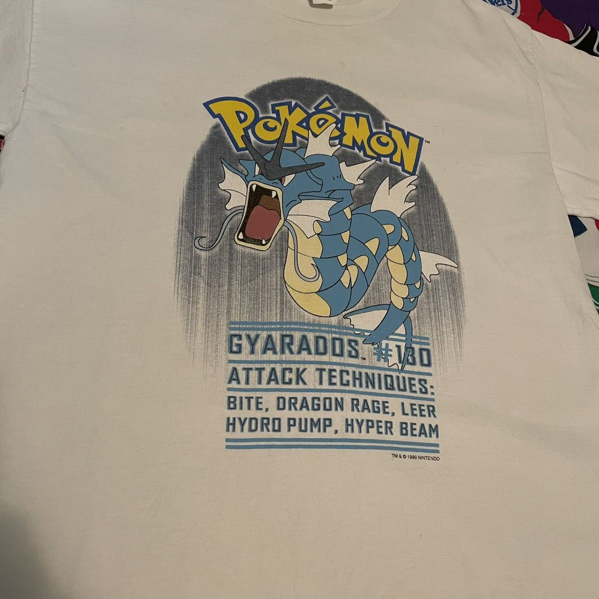 Nintendo × Pokemon × Vintage Vintage 1999 Gyarados Pokémon Catch ‘Em All Nintendo Tee Size US M / EU 48-50 / 2 - 3 Thumbnail