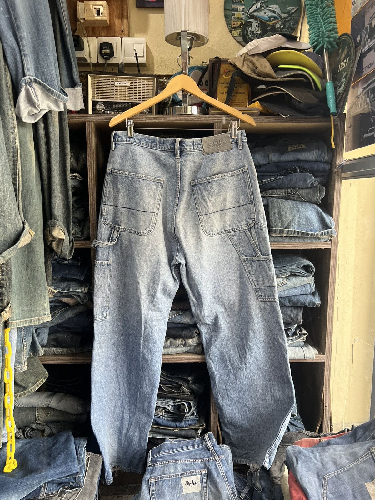 Nautica 🔥Nautica Jeans Distressed Carpenter Denim Size US 34 / EU 50 - 2 Thumbnail