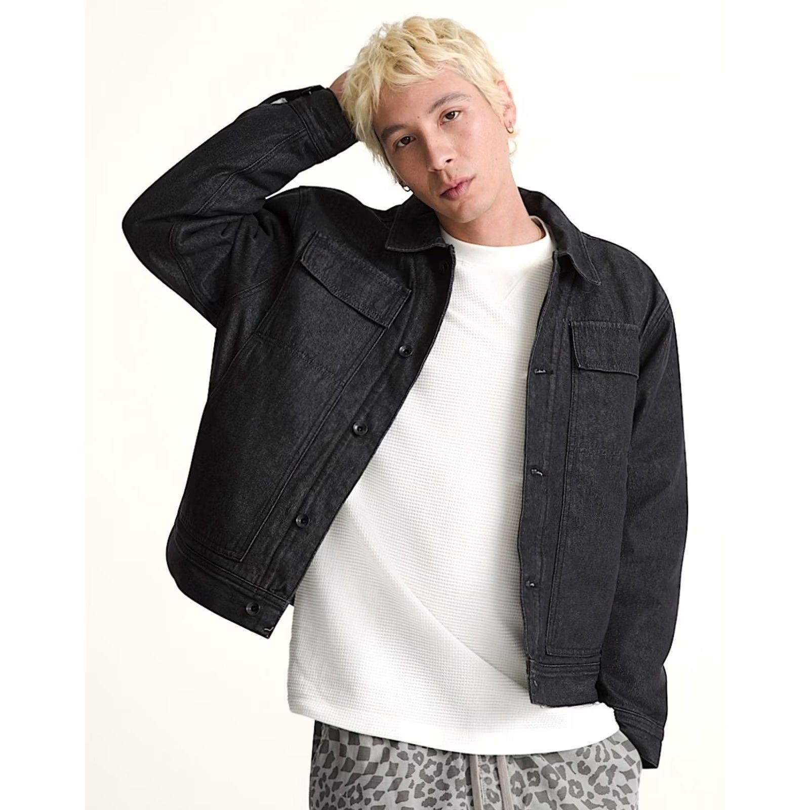 Vans VANS Premium McAvoy Lined Trucker Jacket Black Rinse Medium Size US M / EU 48-50 / 2 - 2 Thumbnail