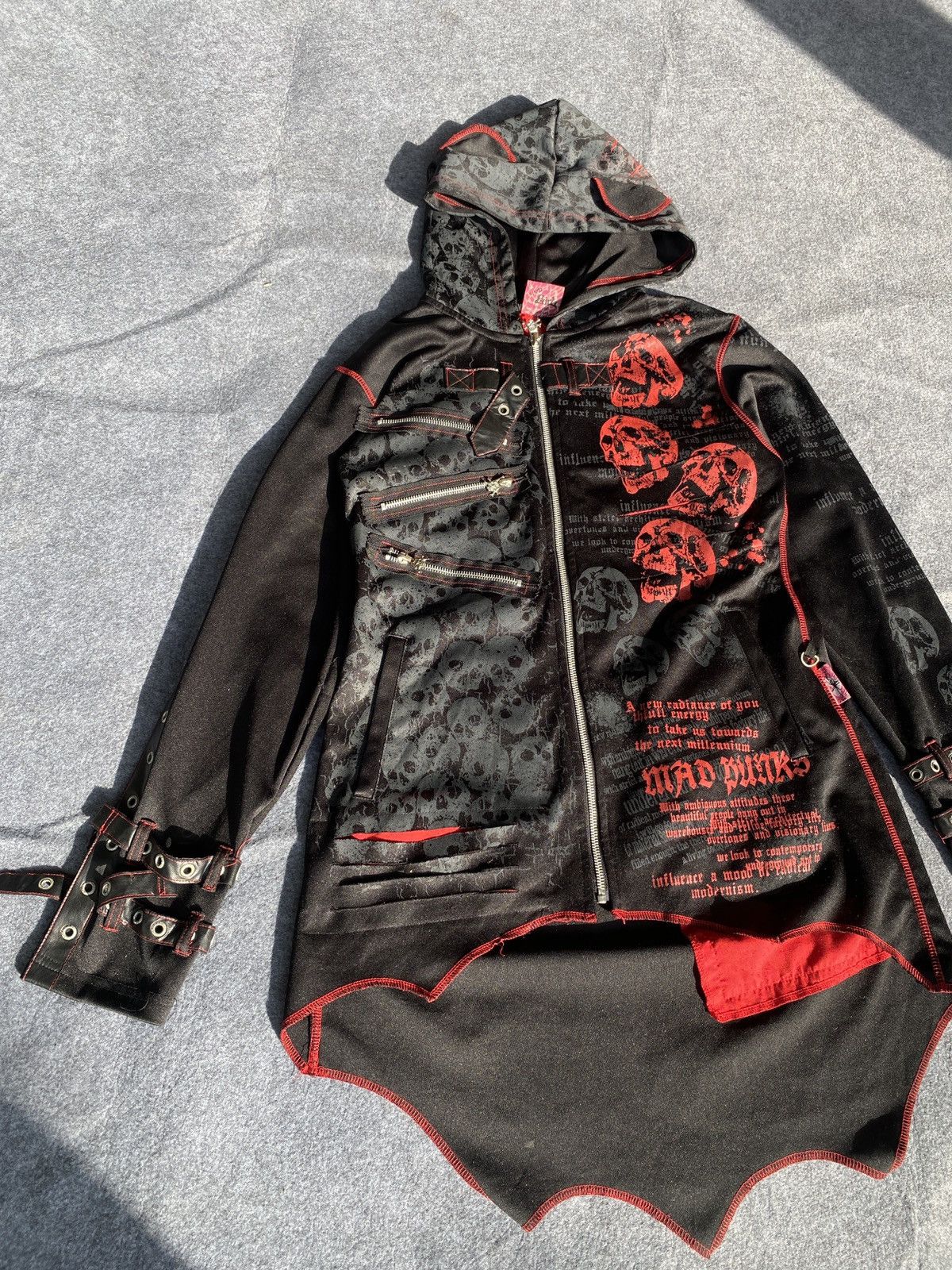 Issey Miyake Vintage mad punk gothic jacket Size M / US 6-8 / IT 42-44 - 4 Thumbnail