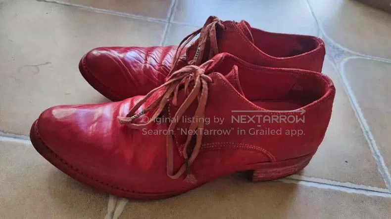 Carol Christian Poell Carol Christian Poell Red Derby Shoes . Size US 10 / EU 43 - 3 Thumbnail