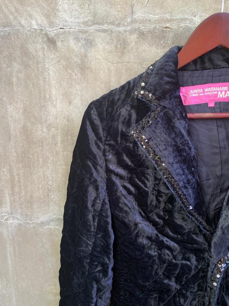 Junya Watanabe FW2005 Velour Tailored Blazer Jacket Size S / US 4 / IT 40 - 5 Thumbnail