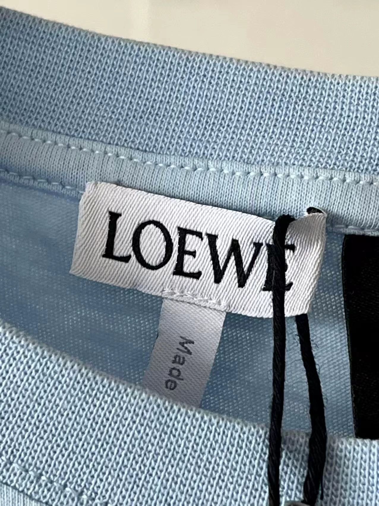 Loewe LOEWE Blue L Short Sleeve Logo Tee New With Tags Size US L / EU 52-54 / 3 - 3 Thumbnail