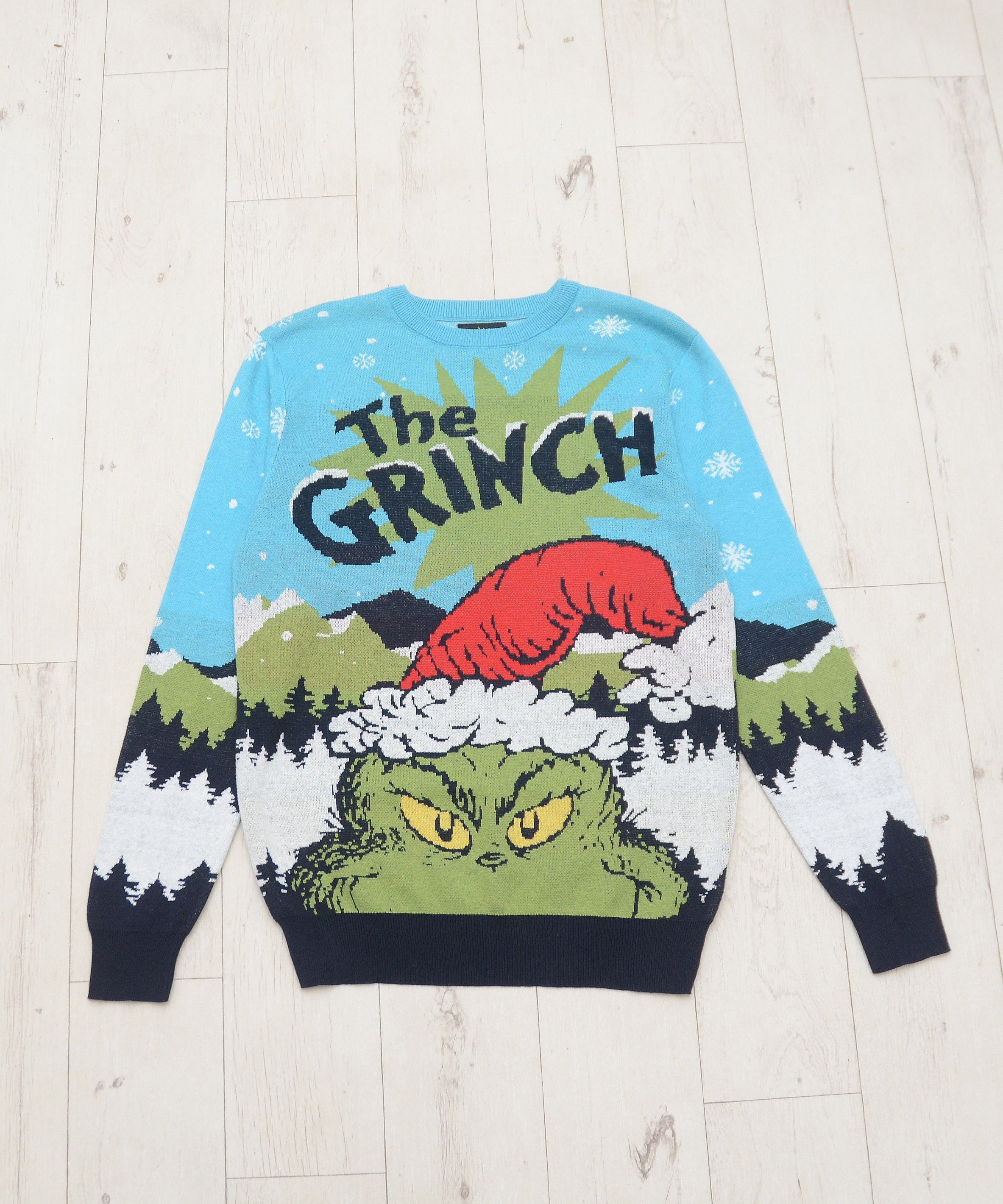 Cartoon Network The Grinch Christmas Sweater Jumper Full Printed Graphic Size US M / EU 48-50 / 2 - 1 Thumbnail