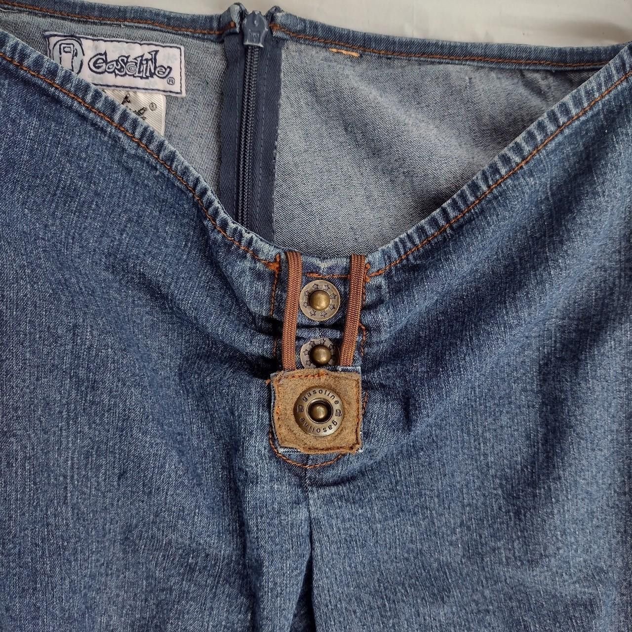 Vintage Adjustable low rise flair jeans Size 26" / US 2 / IT 38 - 3 Thumbnail