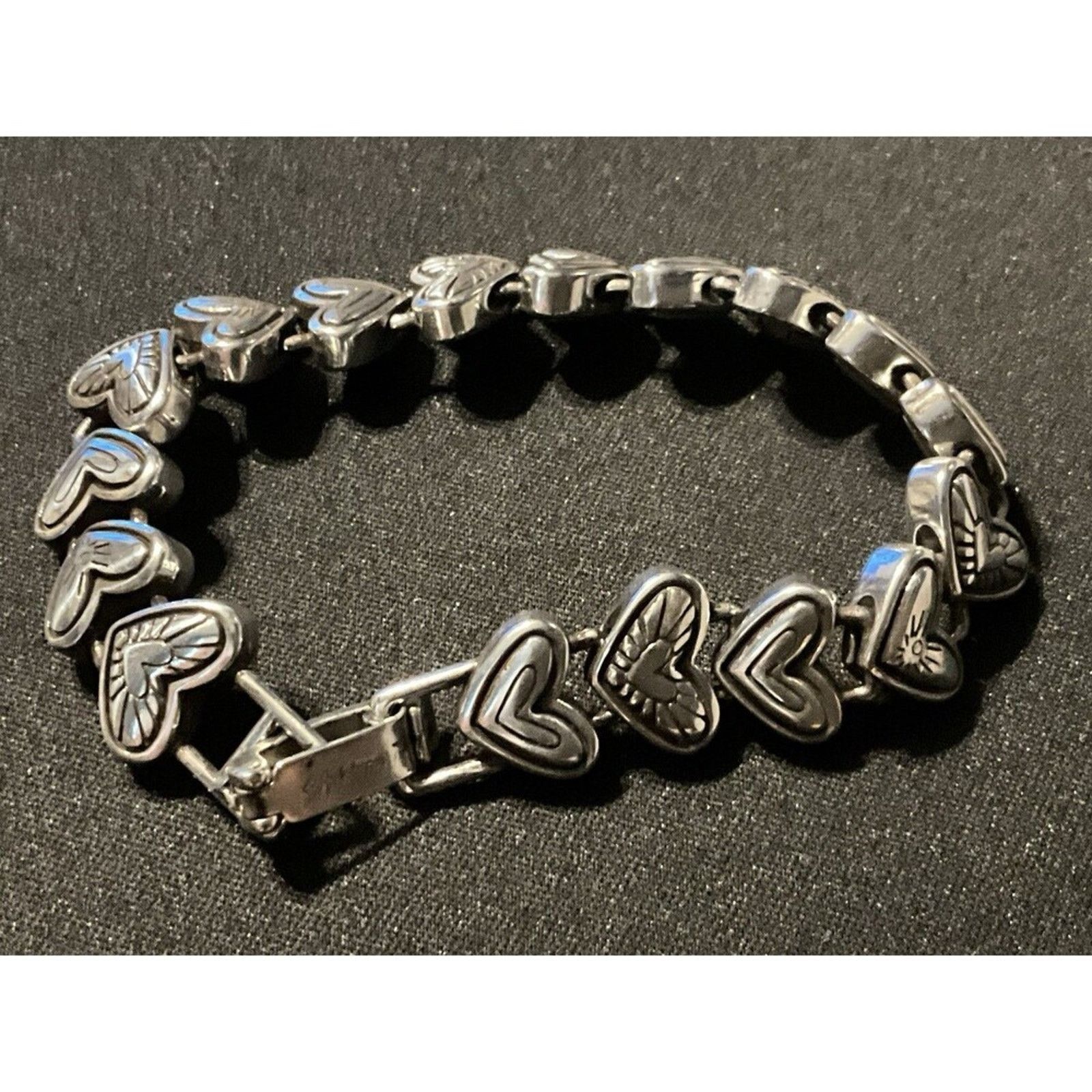 Brighton Brighton Heritage Heart Bracelet Silver Plated Size ONE SIZE - 3 Thumbnail