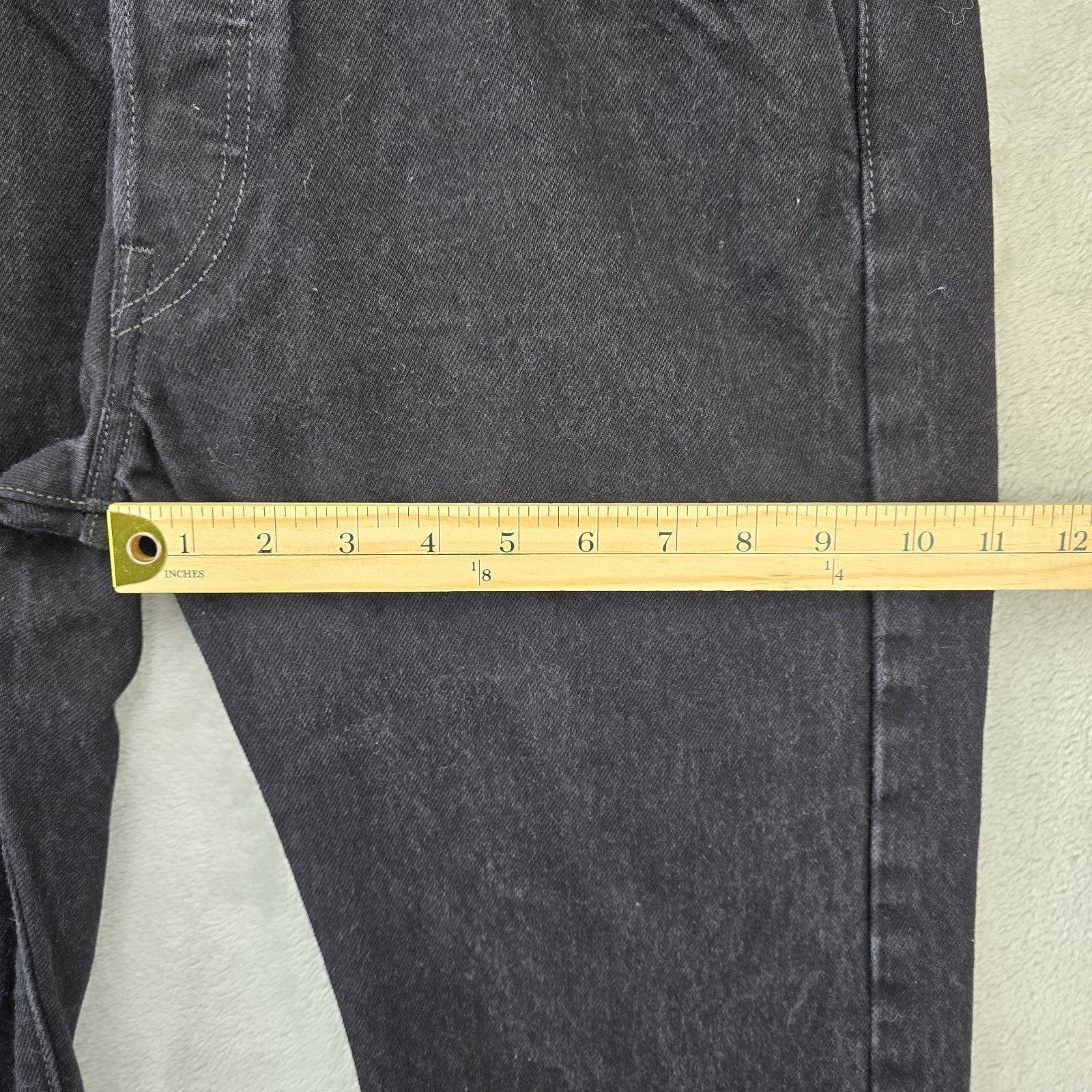 Levi's Levis 501 Jeans 31x30 (Fits 30x29) Black Straight Leg Y2K Size US 30 / EU 46 - 14 Thumbnail