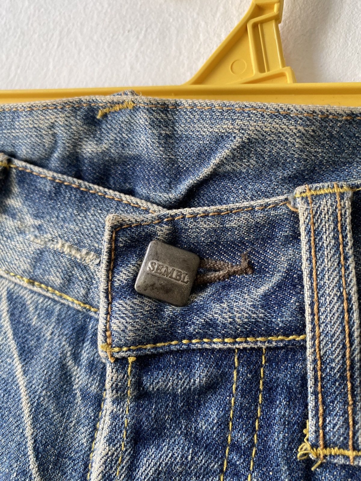 Japanese Brand Japanese Brand Sembl Japan Flare Distressed Denim Size US 31 - 10 Thumbnail