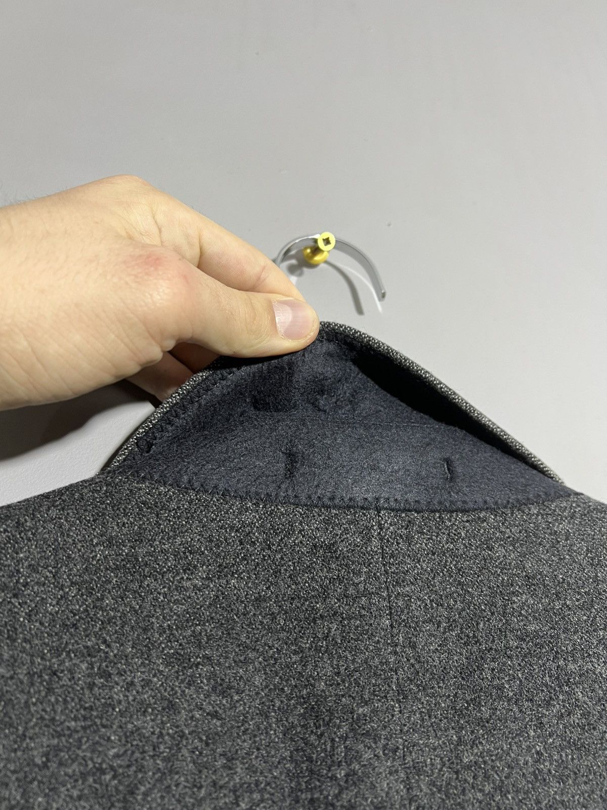 Kenzo × Vintage Vintage Kenzo Homme Wool Gray Coat Jacket Size US M / EU 48-50 / 2 - 23 Thumbnail
