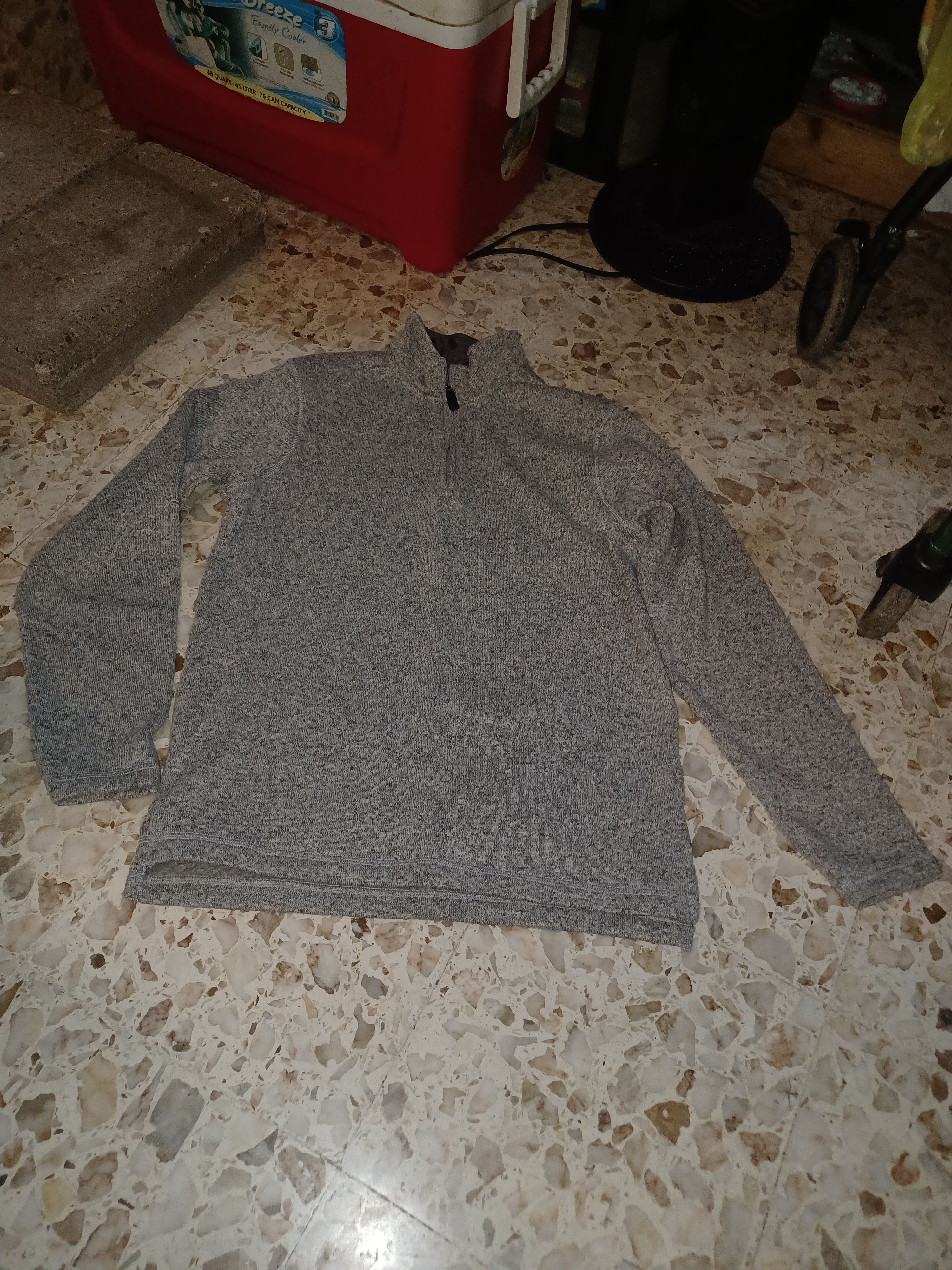 Wrangler Wrangler Men's Pull-Over Sweater Small Gray Size US S / EU 44-46 / 1 - 1 Thumbnail