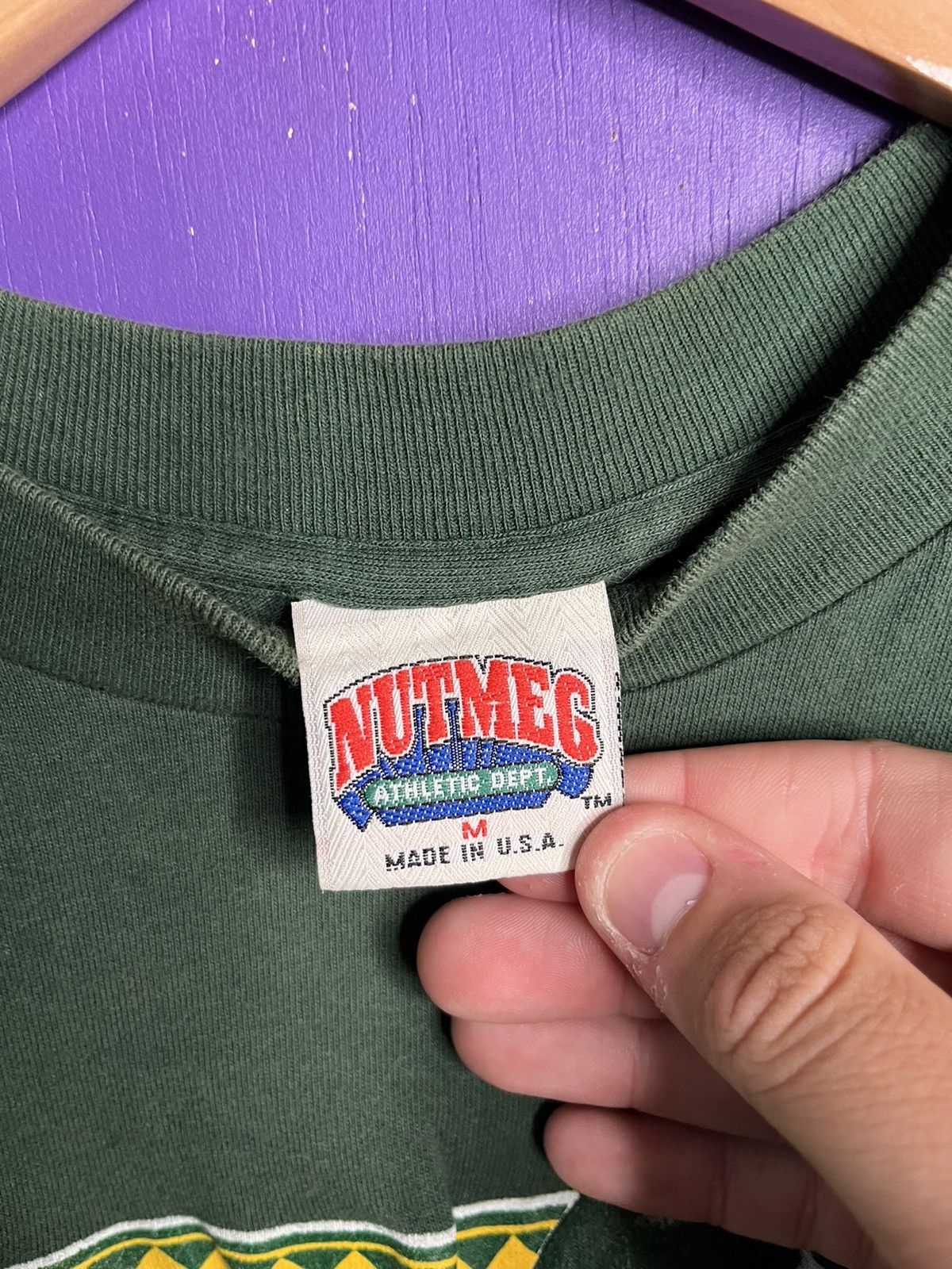 MLB × Nutmeg × Vintage Vintage 90s Nutmeg Oakland athletic Jose Canseco t-shirt Size US M / EU 48-50 / 2 - 4 Thumbnail
