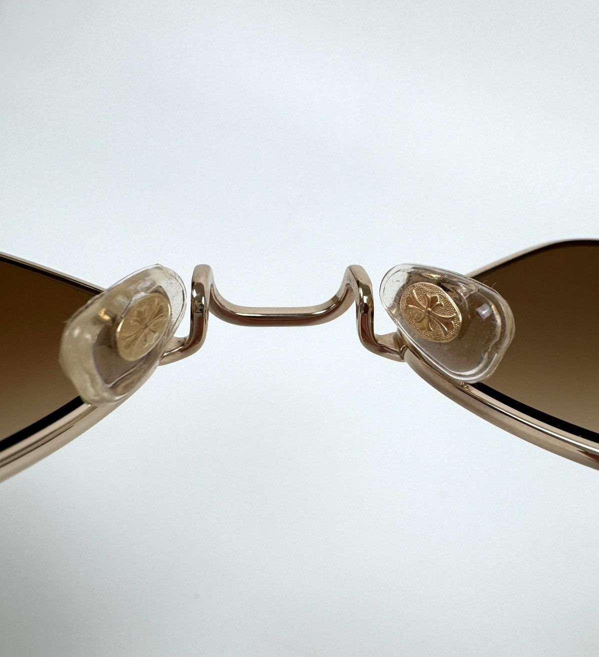 Chrome Hearts Chrome Hearts Diamand Dog Brown-Gold Sunglasses Size ONE SIZE - 7 Thumbnail