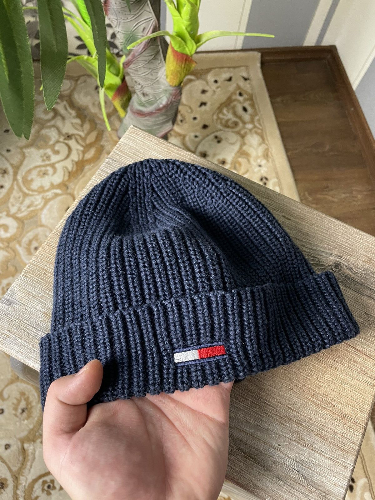 Tommy Hilfiger Tommy Hilfiger Classic Logo Beanie Snow Hat Size ONE SIZE - 2 Thumbnail