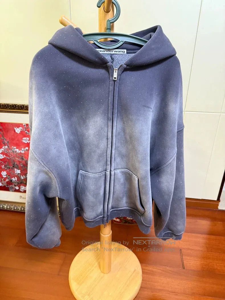 Alexander Wang Alexander Wang Crystal Hooded Zip Jacket. Size US S / EU 44-46 / 1 - 1 Thumbnail