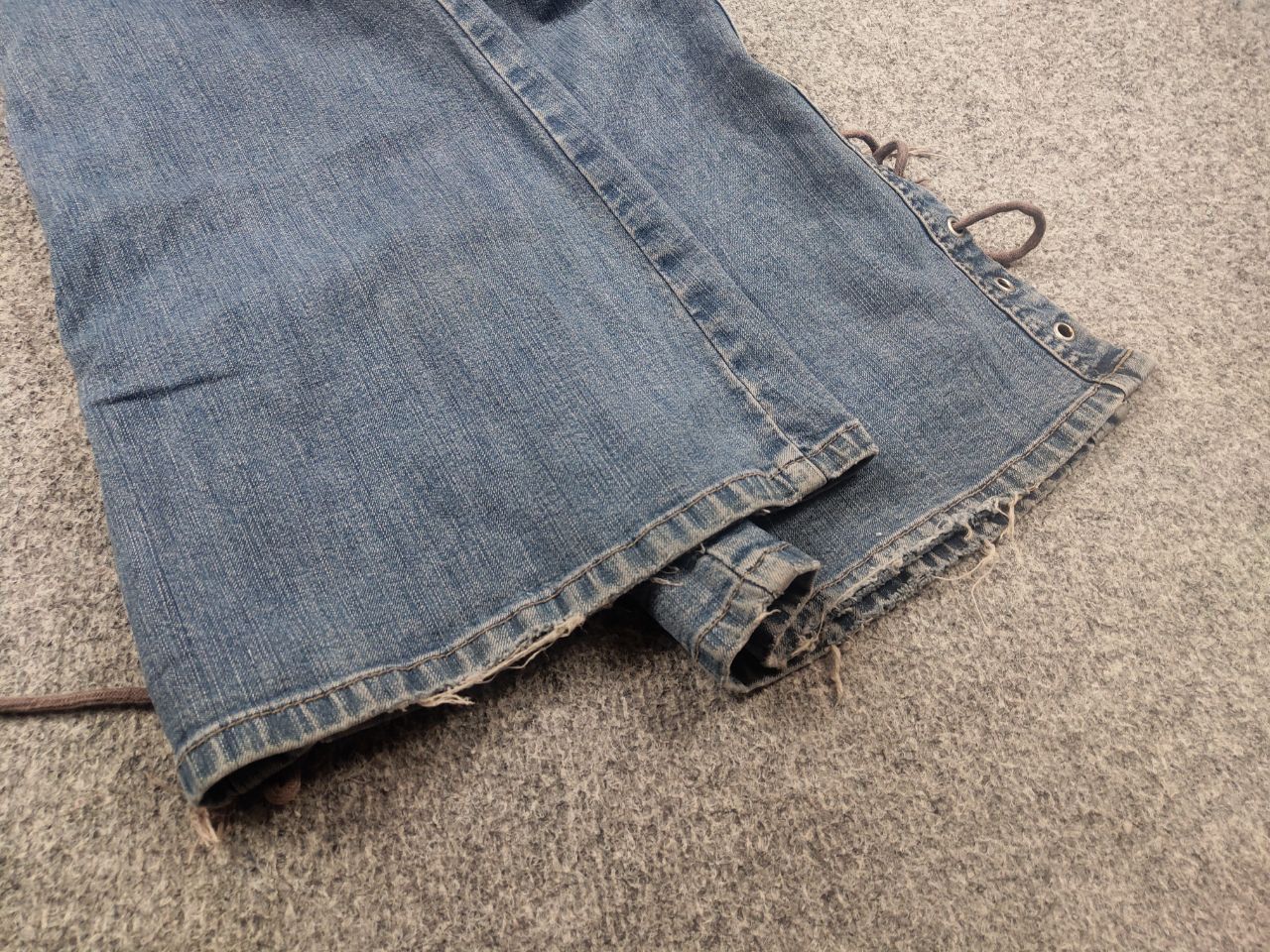 If Six Was Nine Vintage Y2K LGB Flared Low Rise Jeans hysteric style Size 27" / US 4 / IT 40 - 12 Thumbnail