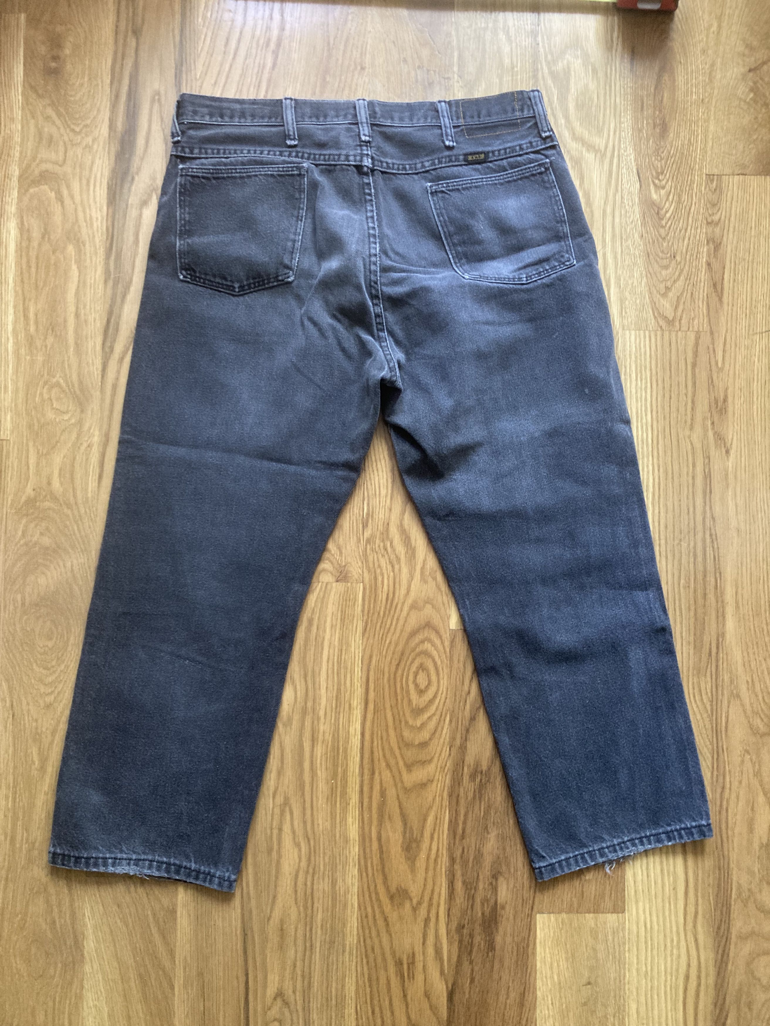 Rustler Vintage Rustler Cropped Jeans Grey 35x30 Size US 35 - 2 Thumbnail