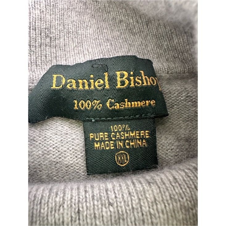 Other Daniel Bishop 100% Cashmere Classic Light Gray Turtleneck Sw Size XXL / US 16-18 / IT 52-54 - 5 Thumbnail