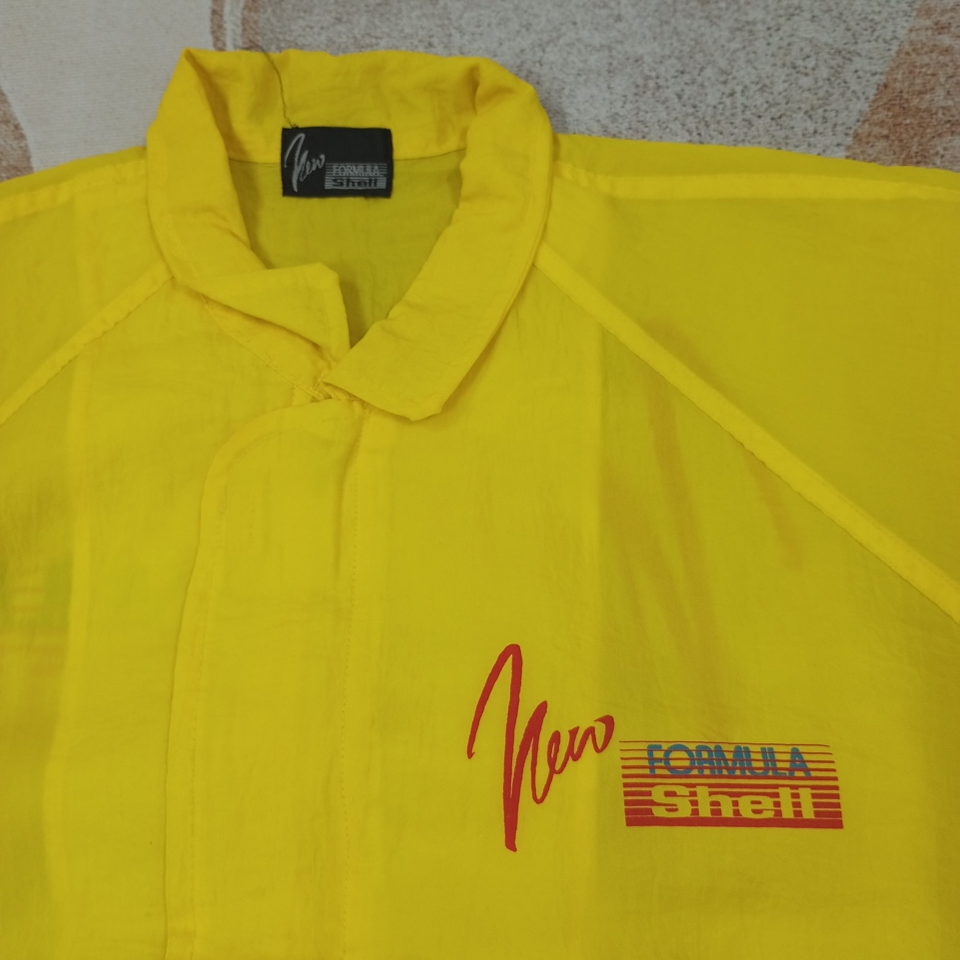 Vintage Formula Shell Motorsports Windbreaker Jacket c238n17 Size US XL / EU 56 / 4 - 4 Thumbnail