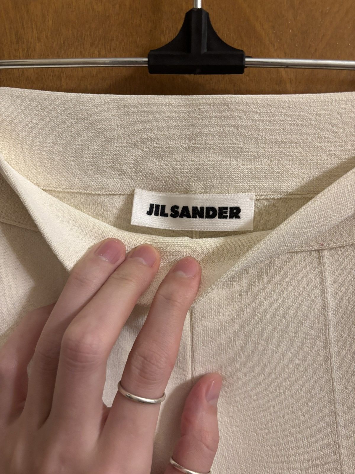 Jil Sander Jil Sander Compact Knit Wide-Leg Pants Size 30" / US 8 / IT 44 - 8 Thumbnail